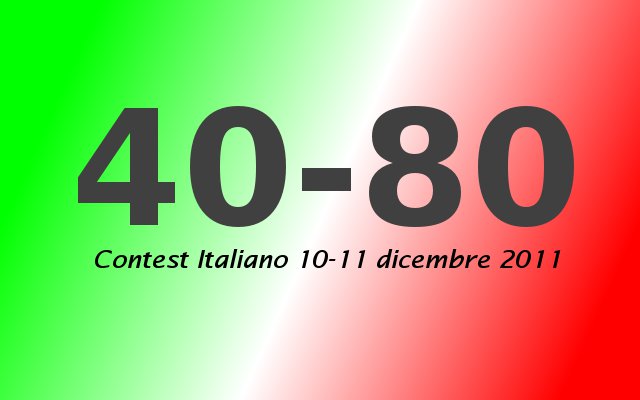 Contest Italiano 40-80